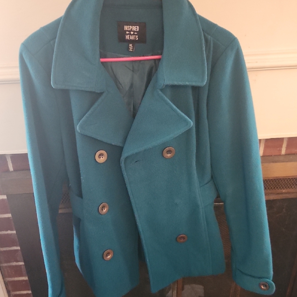 Inspired Hearts Women's Teal Jacket